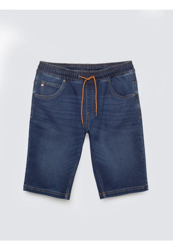 Big-Star - Szorty męskie jeansowe granatowe Parker 537. Kolor: niebieski. Materiał: jeans. Sezon: lato. Styl: sportowy