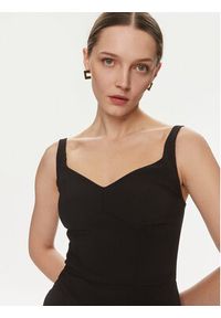 Elisabetta Franchi Sukienka koktajlowa AB-544-41E2-V360 Czarny Regular Fit. Kolor: czarny. Materiał: syntetyk. Styl: wizytowy #5