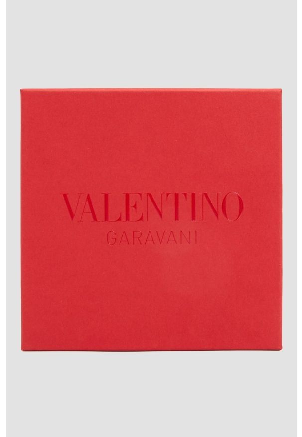 Valentino Garavani - VALENTINO GARAVANI Czarny pasek męski ze skóry. Kolor: czarny. Materiał: skóra