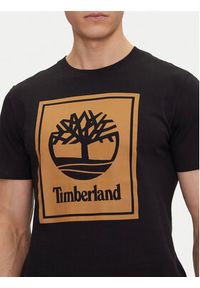 Timberland T-Shirt TB0A5WQQ Czarny Regular Fit. Kolor: czarny. Materiał: bawełna #4