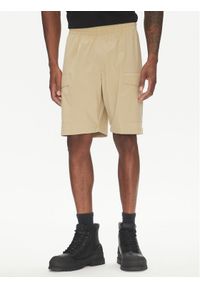 Timberland Szorty sportowe TB0A677F Beżowy Regular Fit. Kolor: beżowy. Materiał: syntetyk. Styl: sportowy