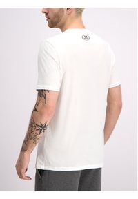 Under Armour T-Shirt 1326799 Biały Loose Fit. Kolor: biały. Materiał: bawełna