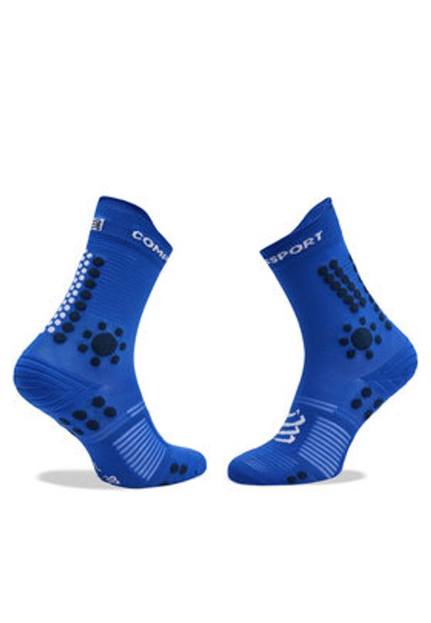 Compressport Skarpety wysokie unisex Pro Racing V4.0 Trail XU00048B Niebieski. Kolor: niebieski. Materiał: syntetyk