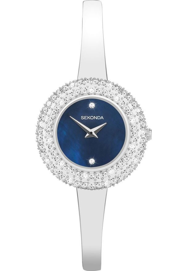 Zegarek Sekonda Zegarek damski Sekonda 40587 CYRKONIE srebrny. Kolor: srebrny
