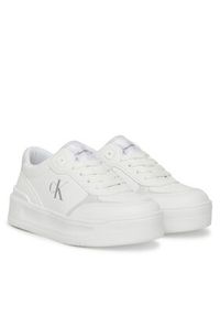 Calvin Klein Jeans Sneakersy V3A9-82021-1355X025 Biały. Kolor: biały. Materiał: skóra #7