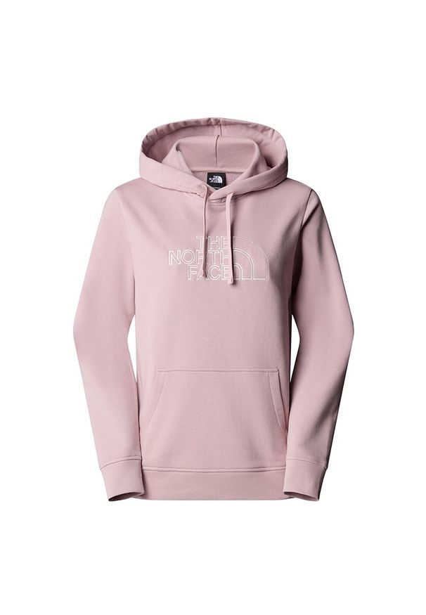 Bluza damska The North Face Drew Peak Light 0A8C1DARF1 - różowa. Kolor: różowy. Materiał: bawełna, poliester. Styl: klasyczny. Sport: wspinaczka