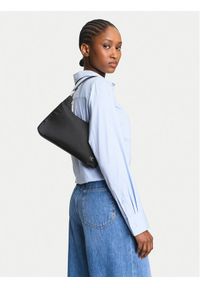 Calvin Klein Jeans Torebka Satin Nylon Small Shoulder Bag LV04K3219G Czarny. Kolor: czarny #1