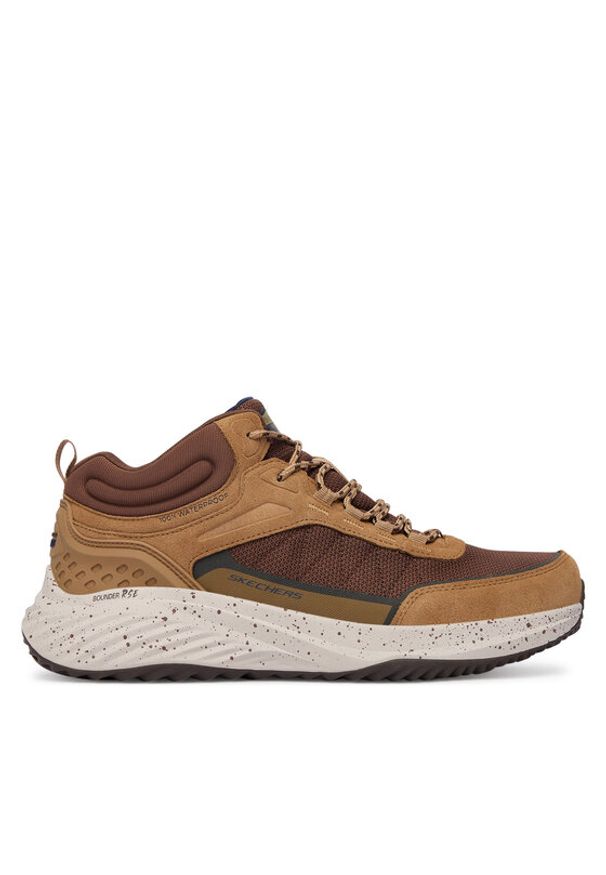 skechers - Skechers Sneakersy Bounder Rse 232961 TPNV Brązowy. Kolor: brązowy. Materiał: nubuk, skóra