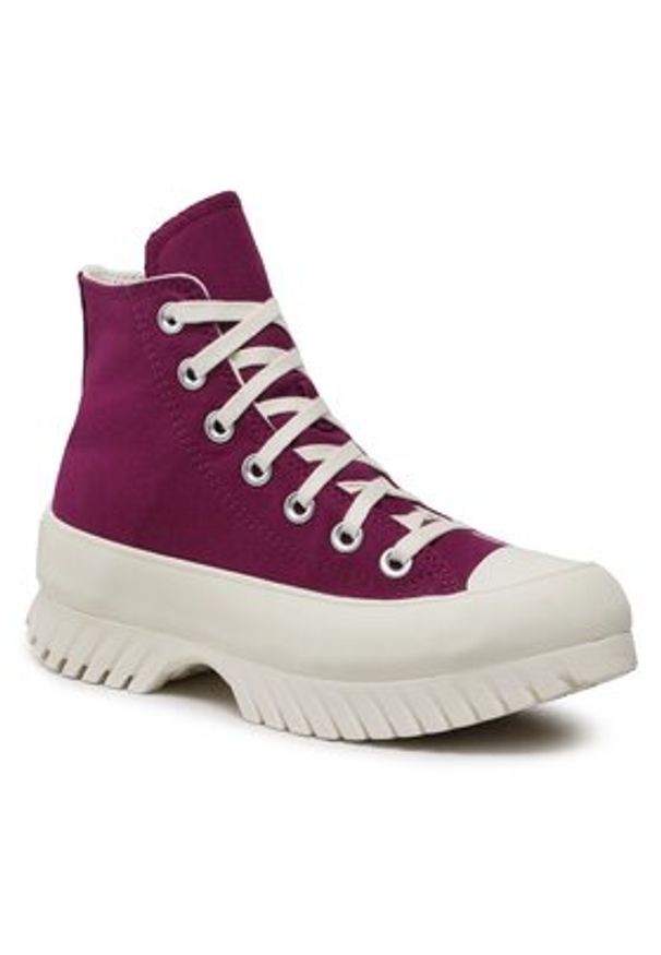 Converse Botki Chuck Taylor All Star Lugged 2.0 Hi A03701C Fioletowy. Kolor: fioletowy. Materiał: materiał