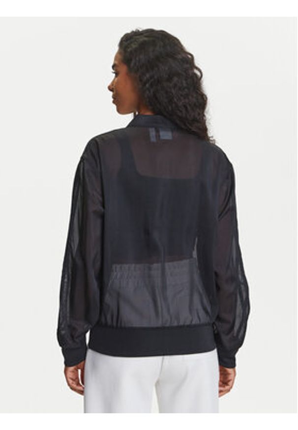 Adidas - adidas Bluza adicolor Sheer JN6130 Czarny Loose Fit. Kolor: czarny. Materiał: syntetyk