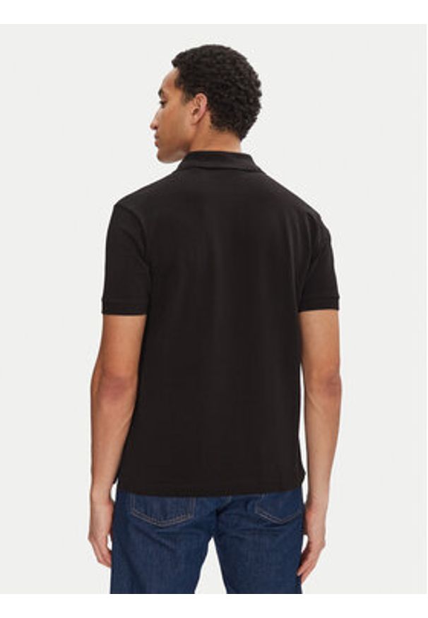 Guess Jeans Polo M4BP29 KCJV1 Czarny Regular Fit. Typ kołnierza: polo. Kolor: czarny. Materiał: bawełna
