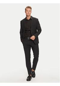 Liu Jo Koszula QXX007 T2662 Czarny Slim Fit. Kolor: czarny. Materiał: bawełna