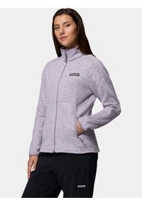columbia - Sweter Damski Columbia Sweater Weather II. Kolor: fioletowy. Materiał: polar. Sport: turystyka piesza #2