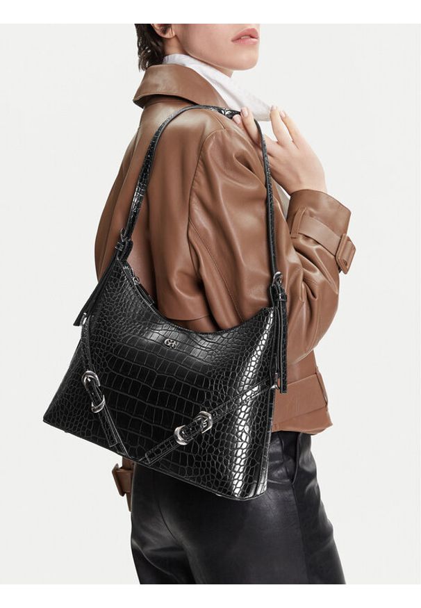 Gino Rossi Torebka CEO-ASALA-KQ30A Czarny. Kolor: czarny