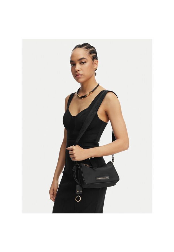 Torebka Elisabetta Franchi. Kolor: czarny