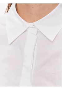 Fabiana Filippi Sukienka koszulowa ABD273W188 Biały Regular Fit. Kolor: biały. Materiał: bawełna. Typ sukienki: koszulowe