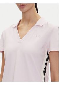 DKNY Sport Polo DP5T1212 Różowy Regular Fit. Typ kołnierza: polo. Kolor: różowy. Materiał: bawełna. Styl: sportowy #5