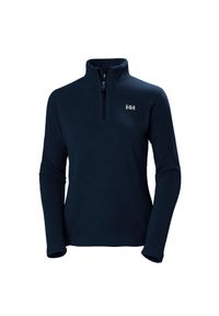 Damska kurtka polarowa 1/2 zip Helly Hansen daybreaker. Kolor: niebieski. Materiał: polar. Sport: turystyka piesza