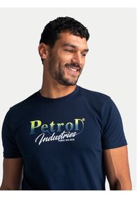 Petrol Industries T-Shirt M-1040-TSR634 Granatowy Regular Fit. Kolor: niebieski. Materiał: bawełna