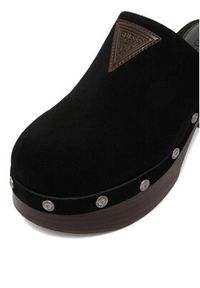 Guess Jeans Klapki EO-JDGJ66-4 Czarny. Kolor: czarny. Materiał: skóra, zamsz #8