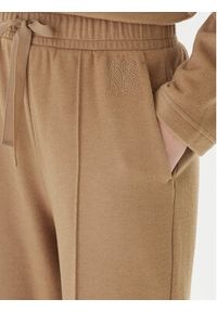 Weekend Max Mara Spodnie dzianinowe Sponda 2525786022 Beżowy Straight Fit. Kolor: beżowy. Materiał: syntetyk #3