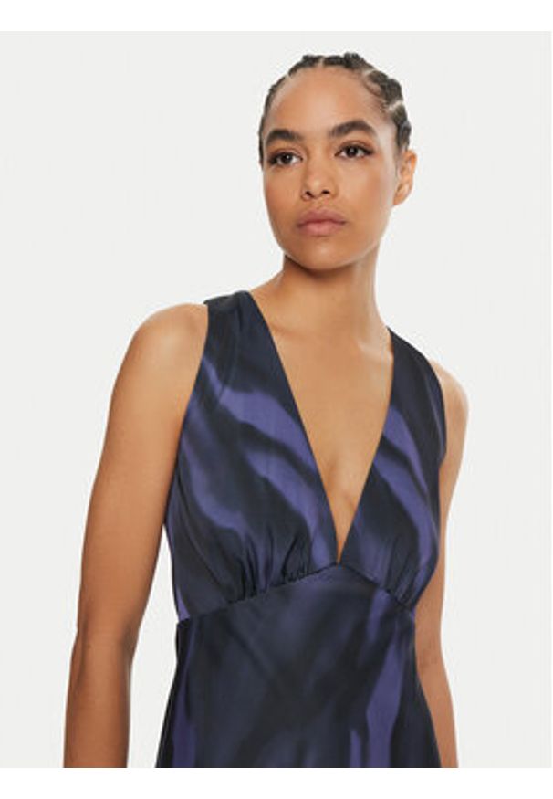 2NDDAY Sukienka koktajlowa Valencita 2245125279 Granatowy Slim Fit. Kolor: niebieski. Materiał: syntetyk. Styl: wizytowy
