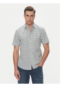 TOMMY HILFIGER - Tommy Hilfiger Koszula MW0MW38585 Beżowy Slim Fit. Kolor: beżowy. Materiał: bawełna