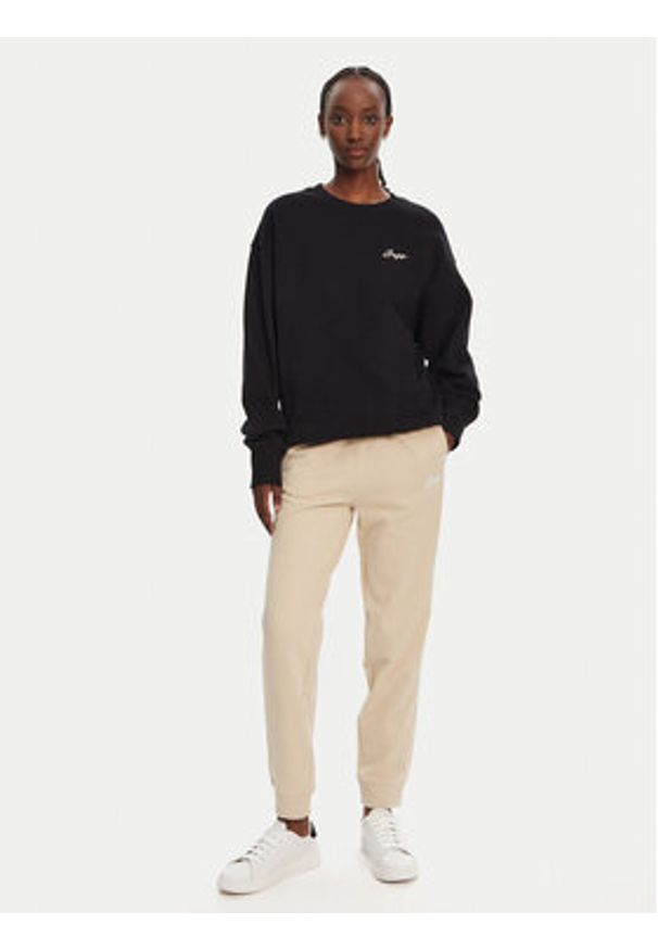 BOSS Spodnie dresowe 50540278 Beżowy Regular Fit. Kolor: beżowy. Materiał: dresówka