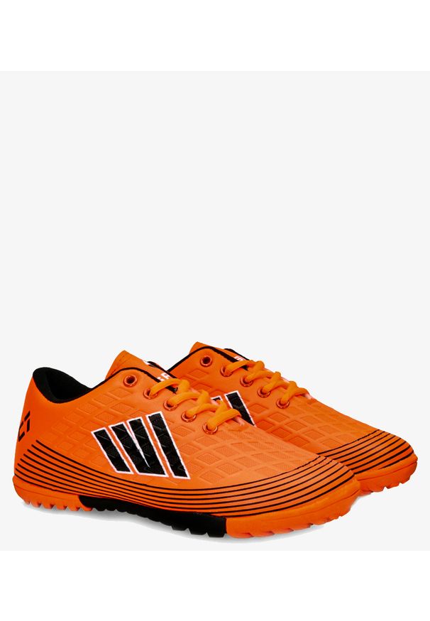 Casu - Pomarańczowe buty sportowe orliki sznurowane casu 21m1/m/8. Kolor: pomarańczowy, czarny, wielokolorowy