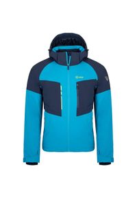 Kurtka narciarska Kilpi Taxido. Kolor: szary, niebieski, wielokolorowy. Sezon: zima. Sport: narciarstwo #1