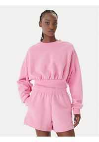 Adidas - adidas Bluza Soft Lux KA7016 Różowy Loose Fit. Kolor: różowy. Materiał: syntetyk #1