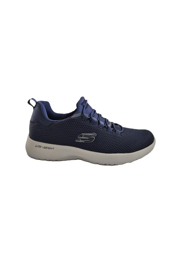 skechers - Buty na co dzień na trening męskie SKECHERS DYNAMIGHT siateczka. Okazja: na co dzień. Kolor: niebieski. Model: Skechers Sport. Sport: fitness