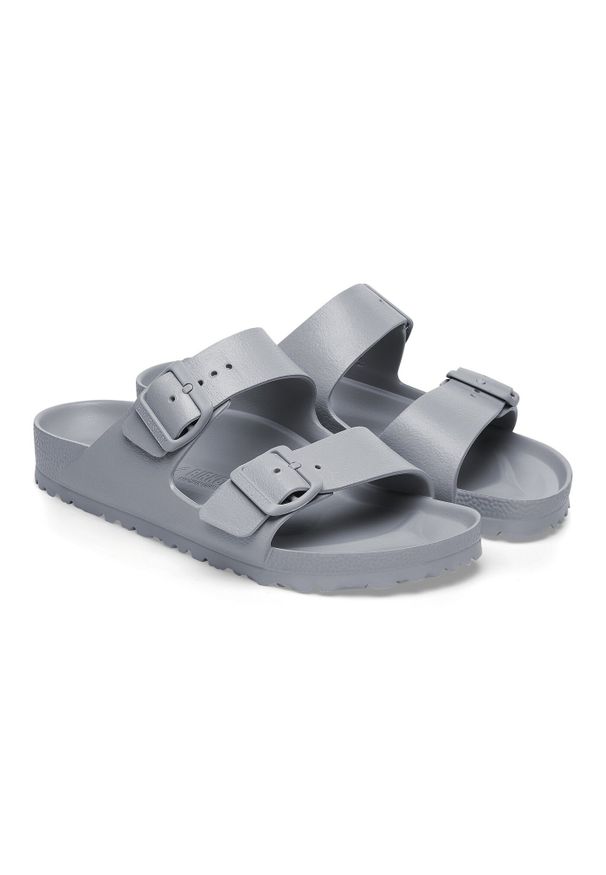Birkenstock Arizona Essentials EVA Stone Coin Klapki damskie. Kolor: szary