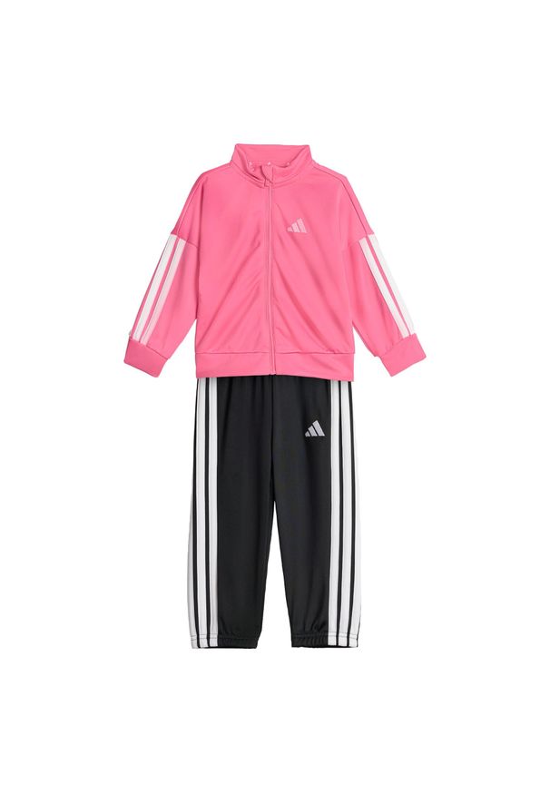 Adidas - Dres Essentials CLIMACOOL Kids. Okazja: na uczelnię. Kolor: biały, różowy, wielokolorowy. Materiał: dresówka. Styl: sportowy