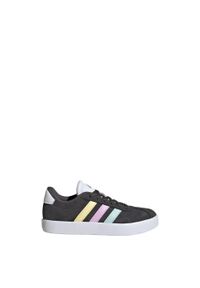 Adidas - Buty dla dzieci VL Court 3.0. Kolor: różowy. Materiał: tkanina. Sport: turystyka piesza
