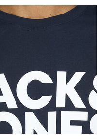 Jack & Jones - Jack&Jones T-Shirt Corp 12151955 Granatowy Slim Fit. Kolor: niebieski. Materiał: bawełna #7