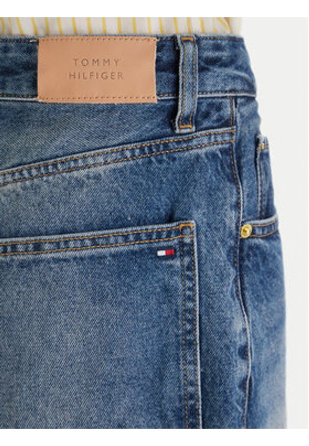 TOMMY HILFIGER - Tommy Hilfiger Jeansy WW0WW48535 Niebieski Barrel Fit. Kolor: niebieski
