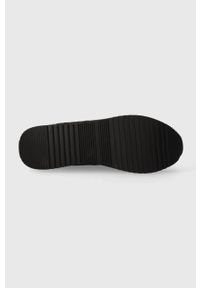 MICHAEL Michael Kors sneakersy Monique kolor czarny 43F3MQFSAM. Nosek buta: okrągły. Zapięcie: sznurówki. Kolor: czarny. Materiał: guma. Obcas: na platformie #5