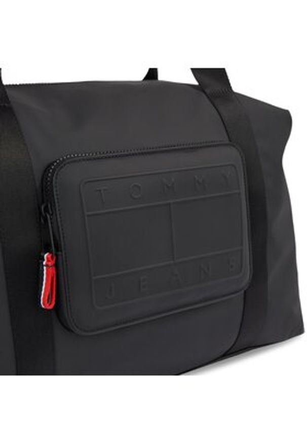 Tommy Jeans Torba weekendowa Tjm Street Trek Duffle AM0AM12345 Czarny. Kolor: czarny. Materiał: skóra. Styl: street