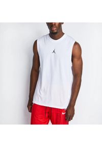 Tshirt Homme Tshirt Nike JUMPMAN SPRT SLVLS TOP Blanc Blanc. Typ kołnierza: polo. Kolor: biały