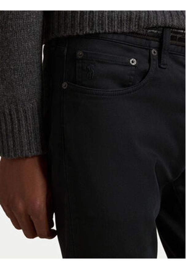 Polo Ralph Lauren Chinosy 710812262001 Czarny Slim Fit. Kolor: czarny. Materiał: bawełna