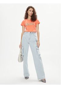 Liu Jo T-Shirt VA4105 JS003 Pomarańczowy Regular Fit. Kolor: pomarańczowy. Materiał: bawełna #4