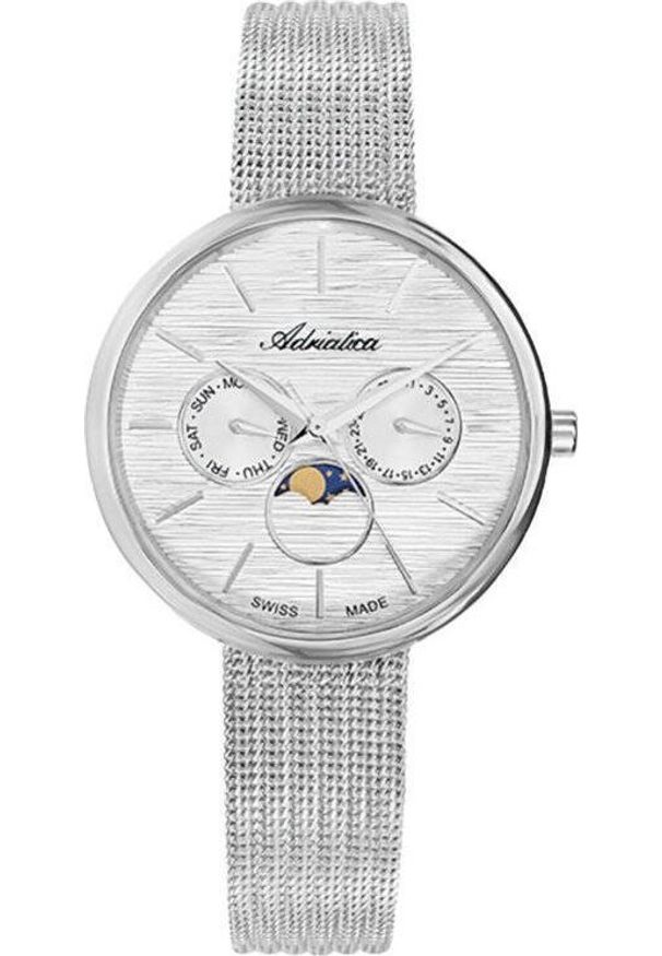 Zegarek Adriatica Zegarek Damski Adriatica na bransolecie A3732.5113QF - Multifunction Swiss Made