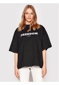 Americanos T-Shirt Unisex Brooklyn Heavy Czarny Oversize. Kolor: czarny. Materiał: bawełna #9