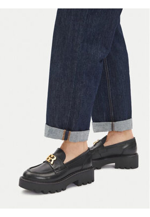 Gino Rossi Loafersy EO-ROYA-8103-25 Czarny. Kolor: czarny. Materiał: skóra