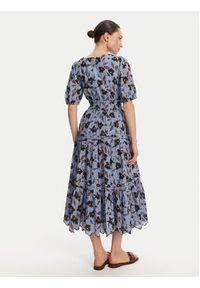 Pepe Jeans Sukienka letnia Eva PL953695 Błękitny Regular Fit. Kolor: niebieski. Materiał: bawełna. Sezon: lato #4