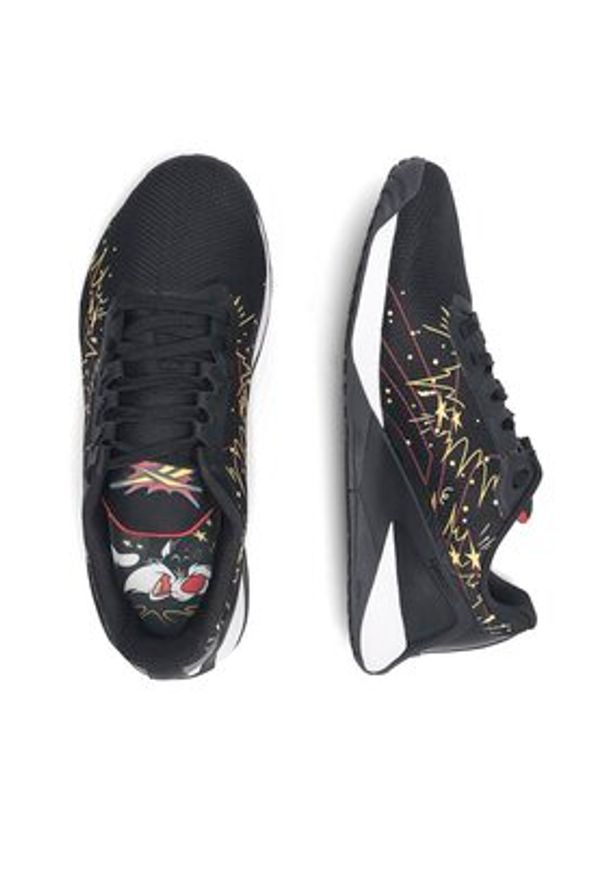 Reebok Buty na siłownię Nano X1 GW4303 Czarny. Kolor: czarny. Materiał: materiał. Sport: fitness