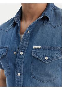 Guess Koszula jeansowa M6GH87 D1035 Niebieski Regular Fit. Kolor: niebieski. Materiał: bawełna #2
