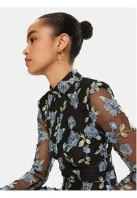 ROTATE Sukienka codzienna 113897 Czarny Regular Fit. Okazja: na co dzień. Kolor: czarny. Materiał: syntetyk. Typ sukienki: proste. Styl: casual #5