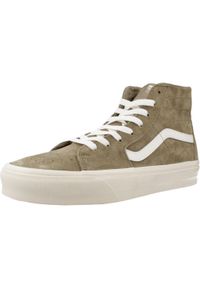 Vans - Buty VANS SK8-HI TAPERED PSDE Zielony. Kolor: zielony. Materiał: tkanina, skóra. Model: Vans SK8. Sport: turystyka piesza #1